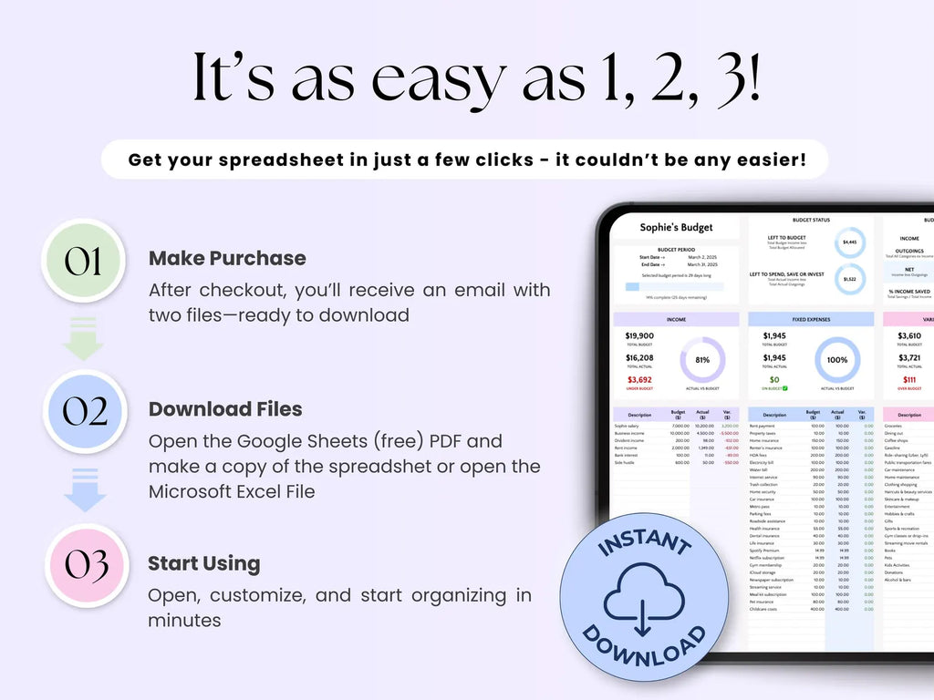 Excel Budget Spreadsheet Monthly Paycheck Budget Google Sheets Biweekly Budget Planner Weekly Salary Template Digital Easy Personal Budget