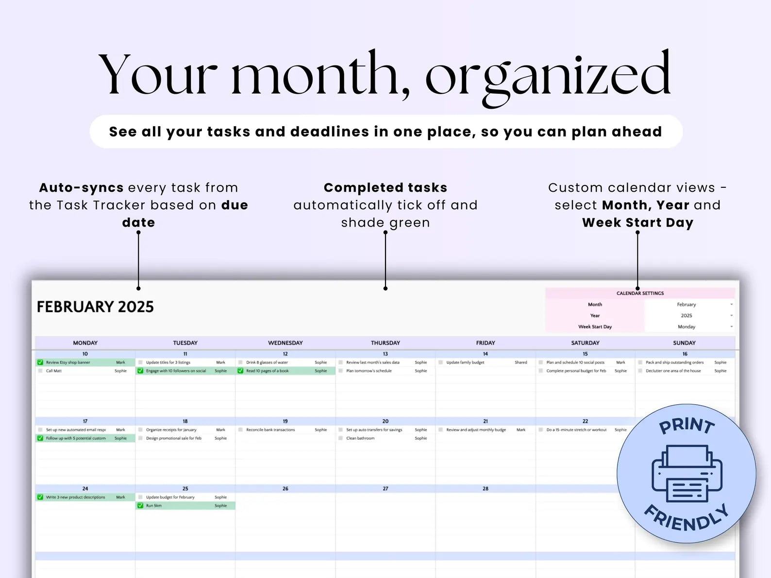 Task Tracker Excel Spreadsheet Task Priority Tracker Google Sheets To Do List Eisenhower Matrix Kanban Board Team Task Manager Calendar