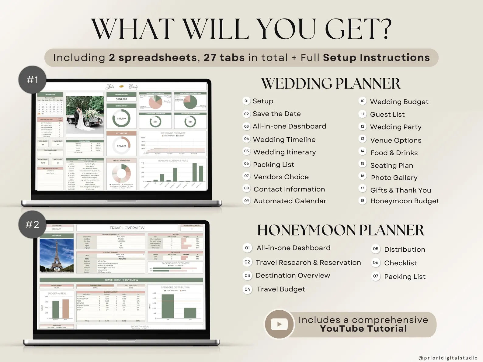 Wedding Planner Template Wedding Tracking Spreadsheet Wedding Gift for Bride Wedding Checklist Wedding Timeline Guest List Wedding Itinerary